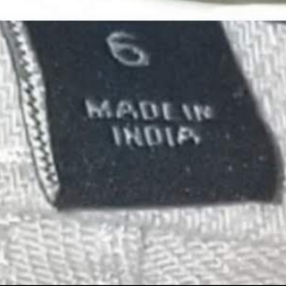 Talbots High Rise Straight Leg Cropped Khaki Jeans Size 6 Vintage - Picture 4 of 6